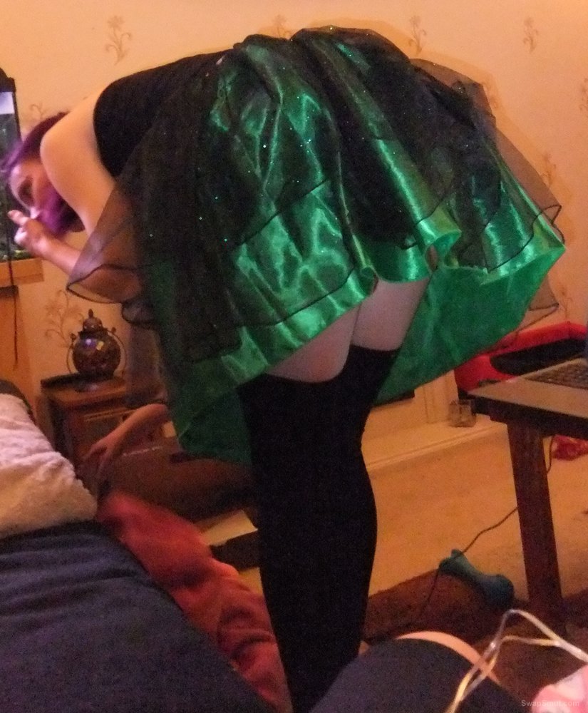 Little sexy and cute green haloween skirt bought from ASDA