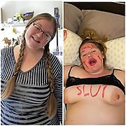 Oregon Slut Wife And Mom Michelle Shows Off Her Saggy Tits