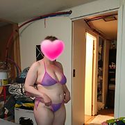 Wife wearing her see through bikini