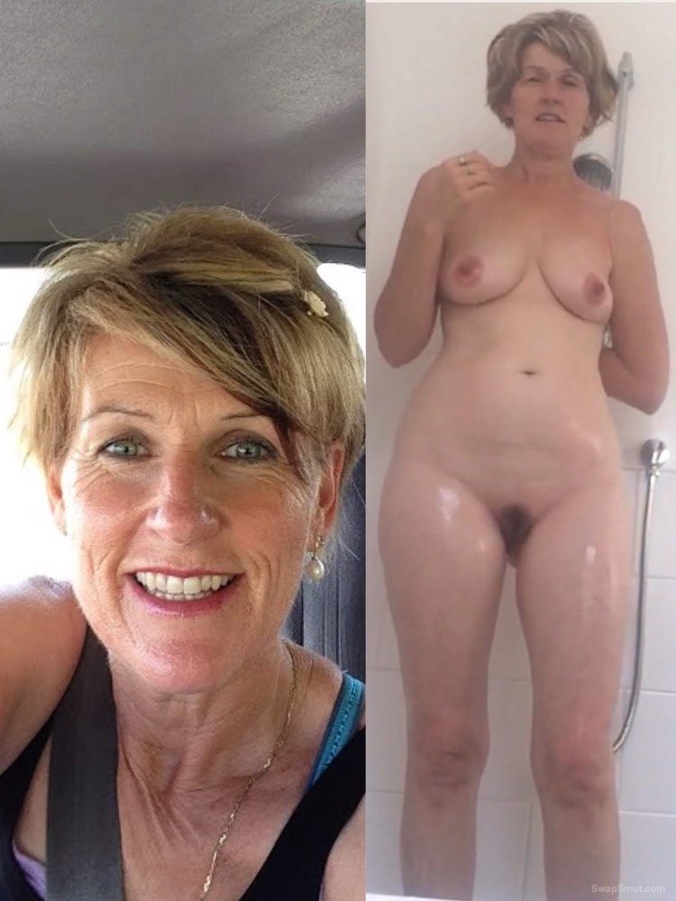Sexy mature MILF dressed and undressed photo