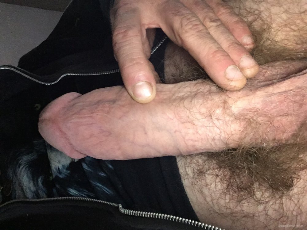 Jerking my cock several times a day