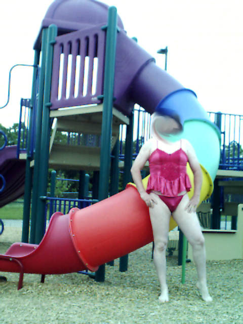 Fun the the Playground Anyone else brave enough cross dressing
