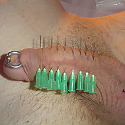 Showing off my extreme piercing cock to the swapsmut world