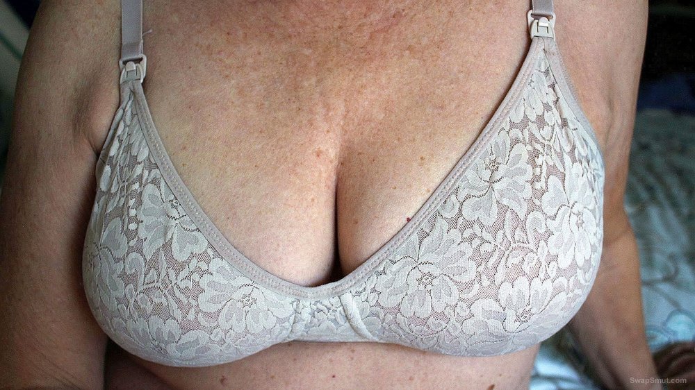 My Big Tits Escaping a Lace Bra