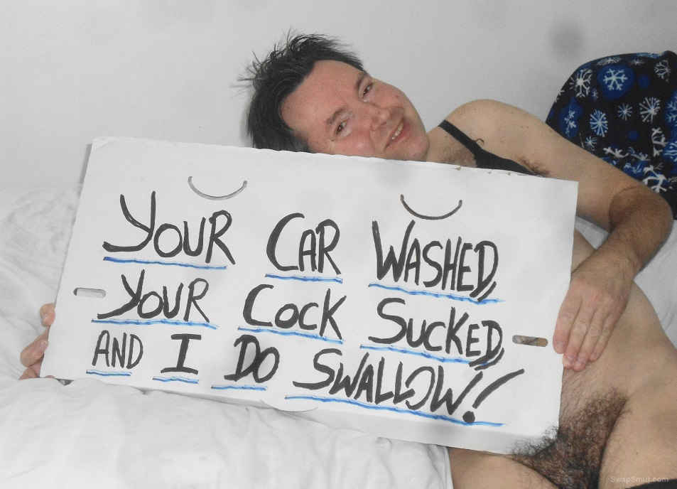 At the car wash for a good shine and your cock sucked with a swallow part two