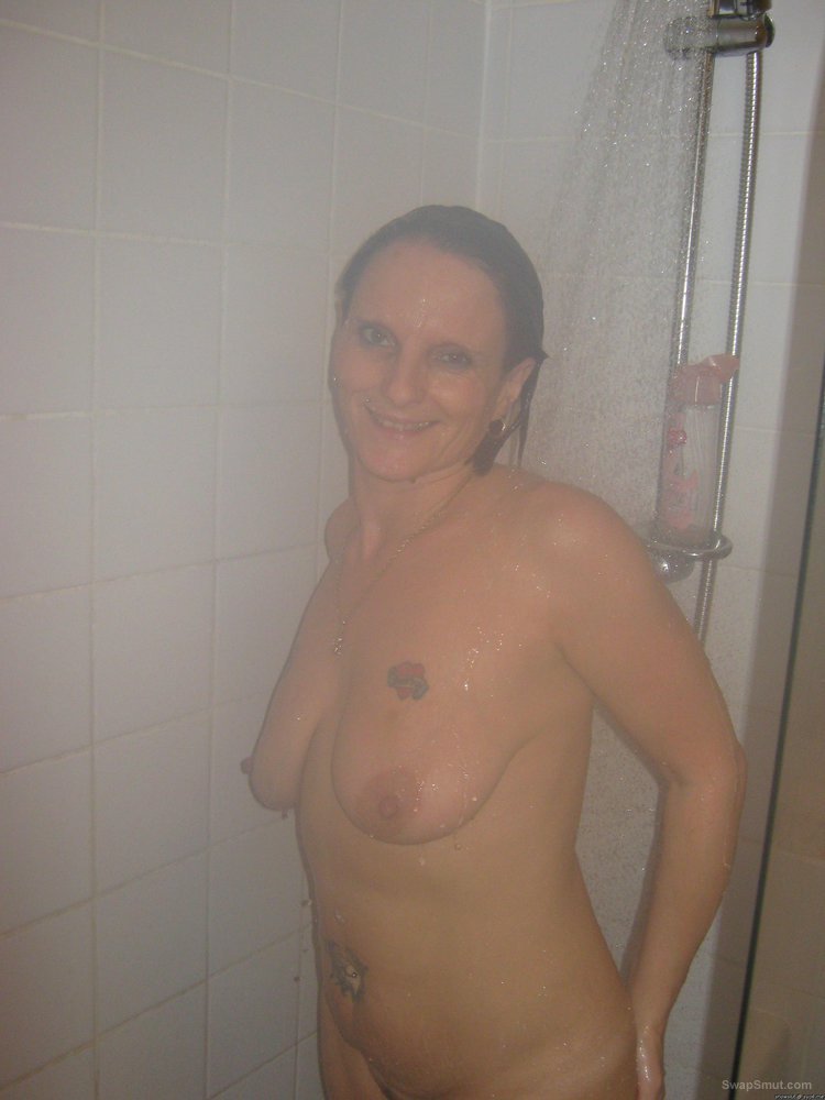 Mature English whore going about her business