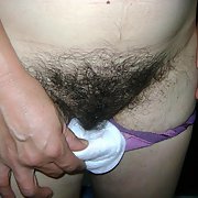My hairy wife showing themselves in these latest photos in black