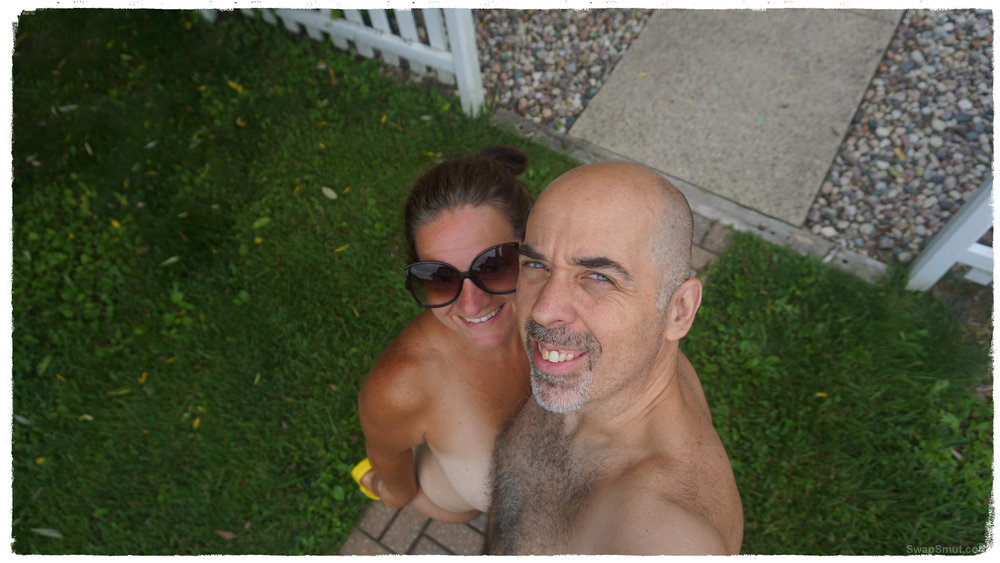 Missy and George Naked Fun Outdoors