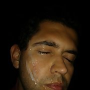 Man cum on face very big and hot on my face I like to fuck and suck