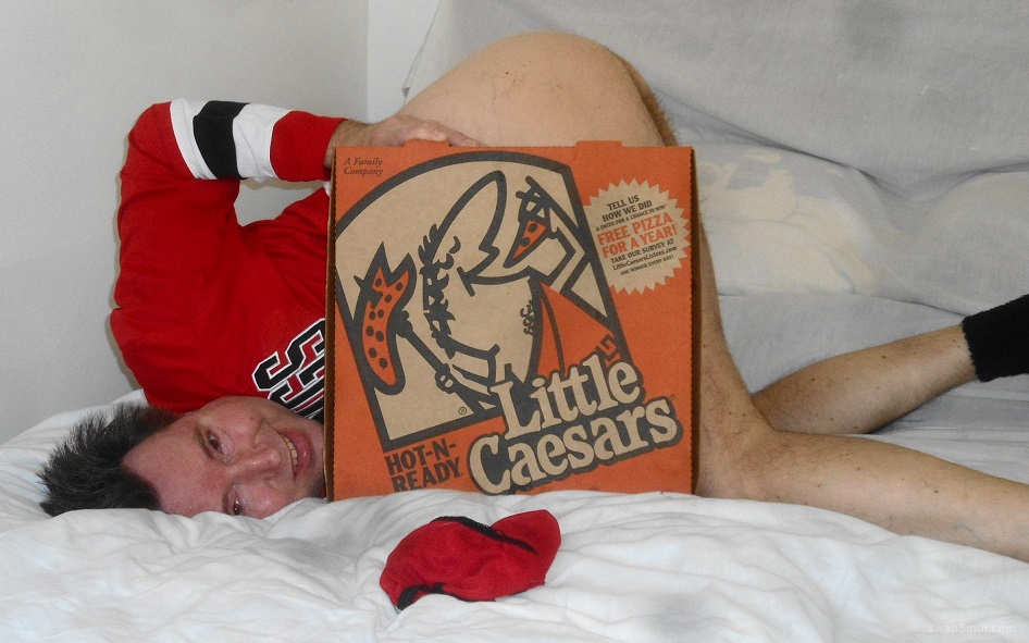 Little caesars pizza posing for you to see, share and trade with others