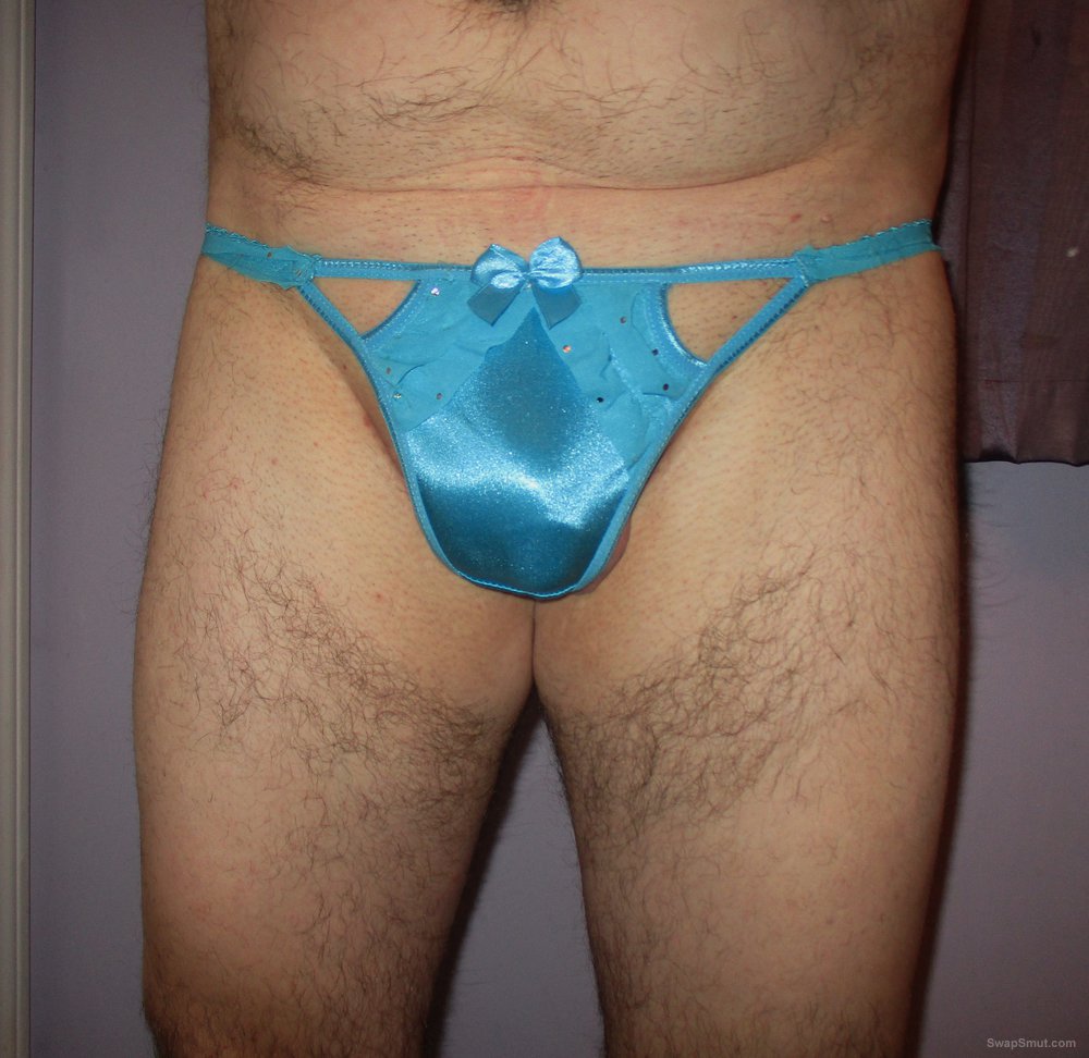 I am wearing my Blue Bow panties for your pleasure to enjoy