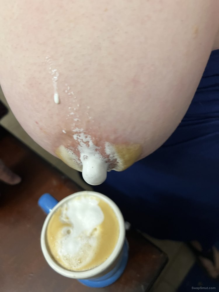 Coffee with Cream for Some Delicious Breasts