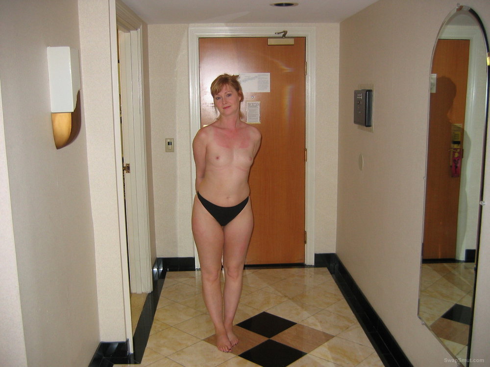 Hot Redhead Wife Photo Set In Her Hotel Room