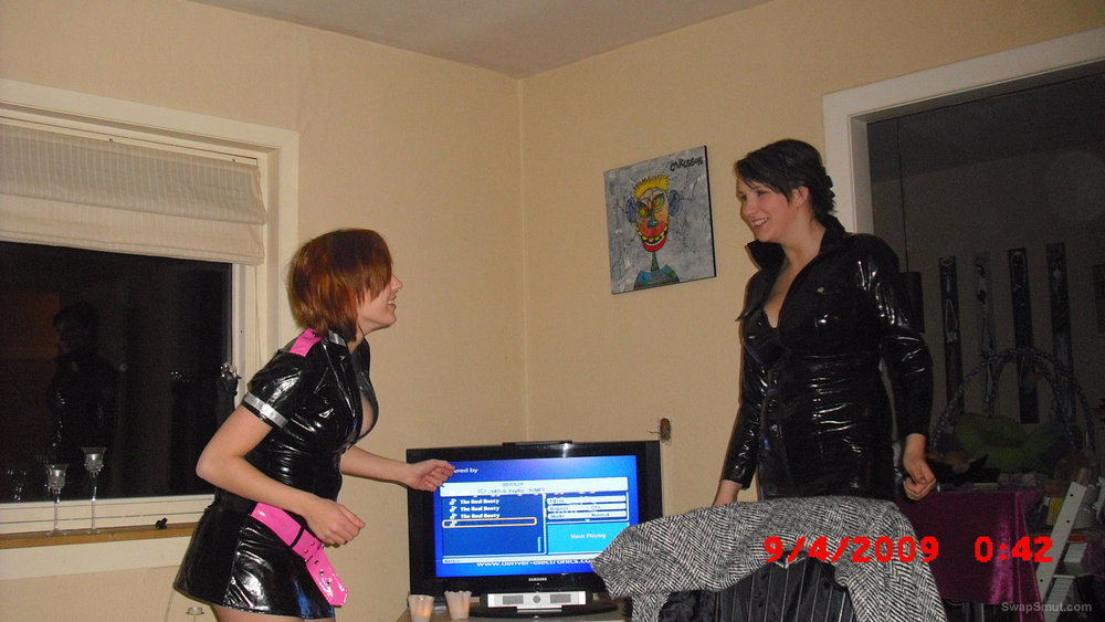 Here is some pictures of my girlfriends in PVC outfits