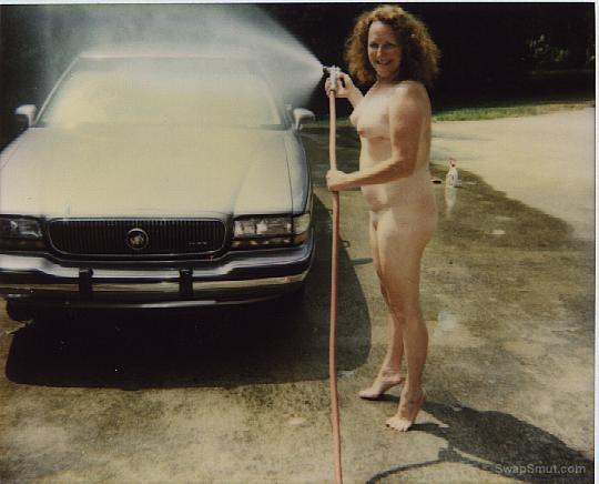 Hey wifey, you should really wash your carin the nude