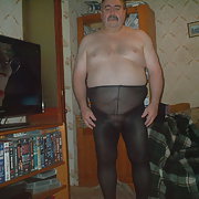Chubby Gerald showing nude please share and wearing nylons