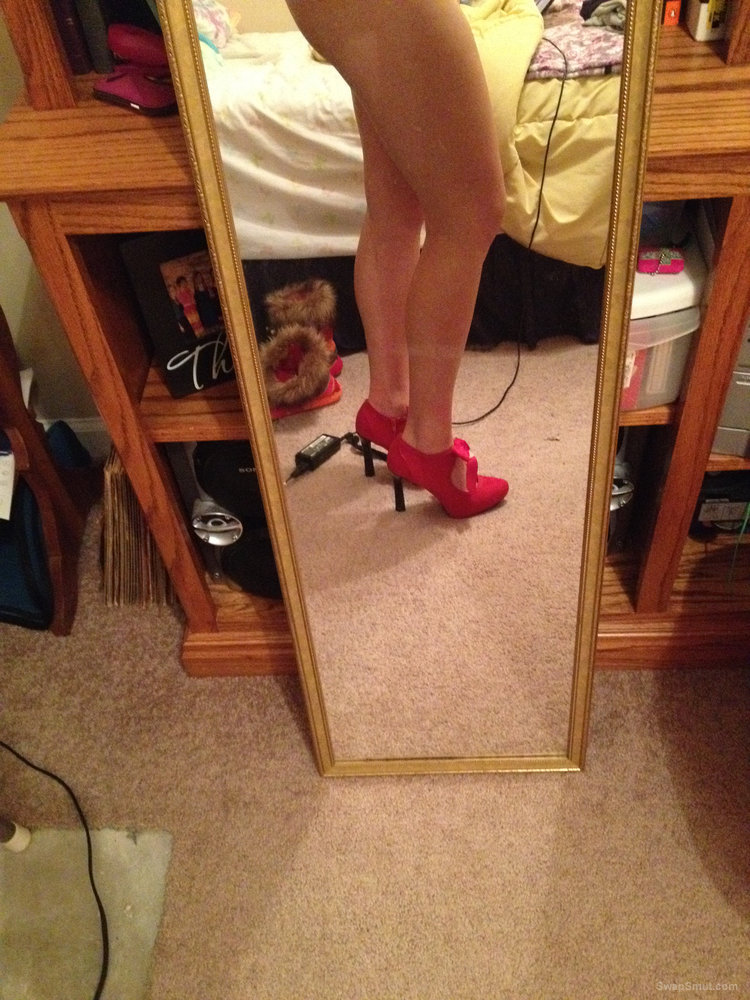 I bought some new heels, wanna see