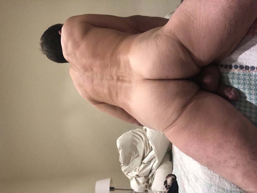 Showing off my round ass and hard dick