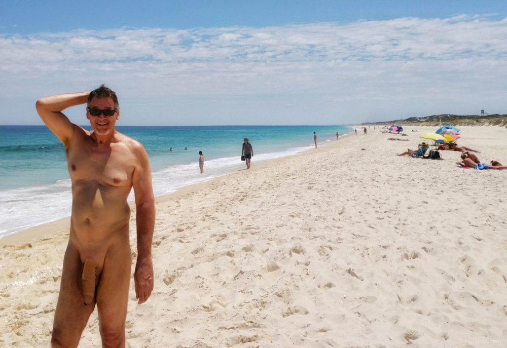 True nudist flashing on the beach True nudist flashing on the beach
