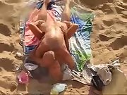 Busty Russian wife got taken by her horny hubby on the beach